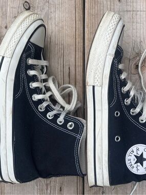 Converse Black/White High Top Sneakers